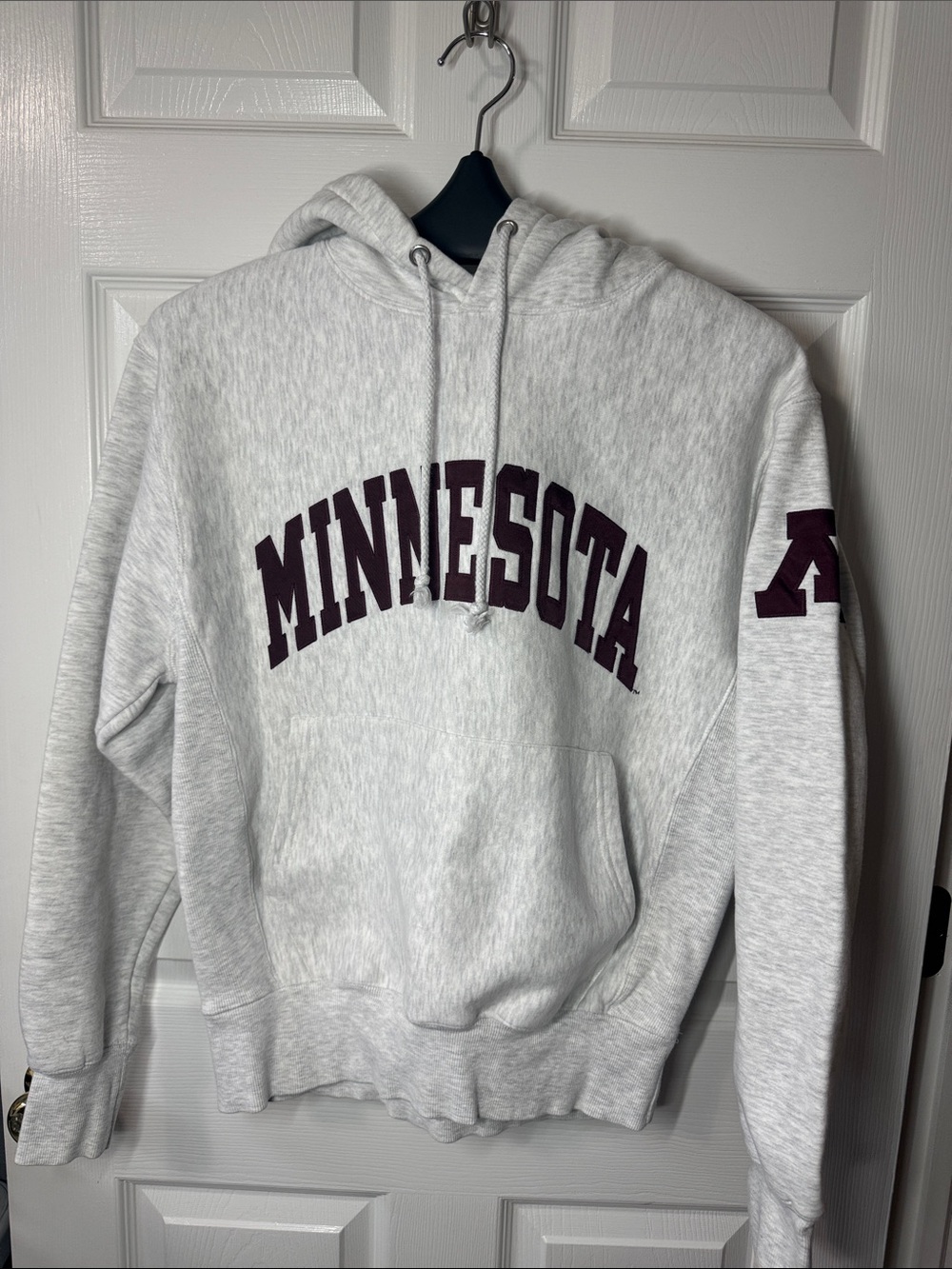 U of Minnesota Heather Gray Pullover Hoodie unisex